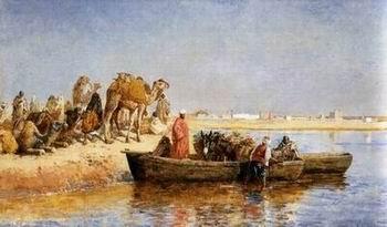 unknow artist Arab or Arabic people and life. Orientalism oil paintings  280